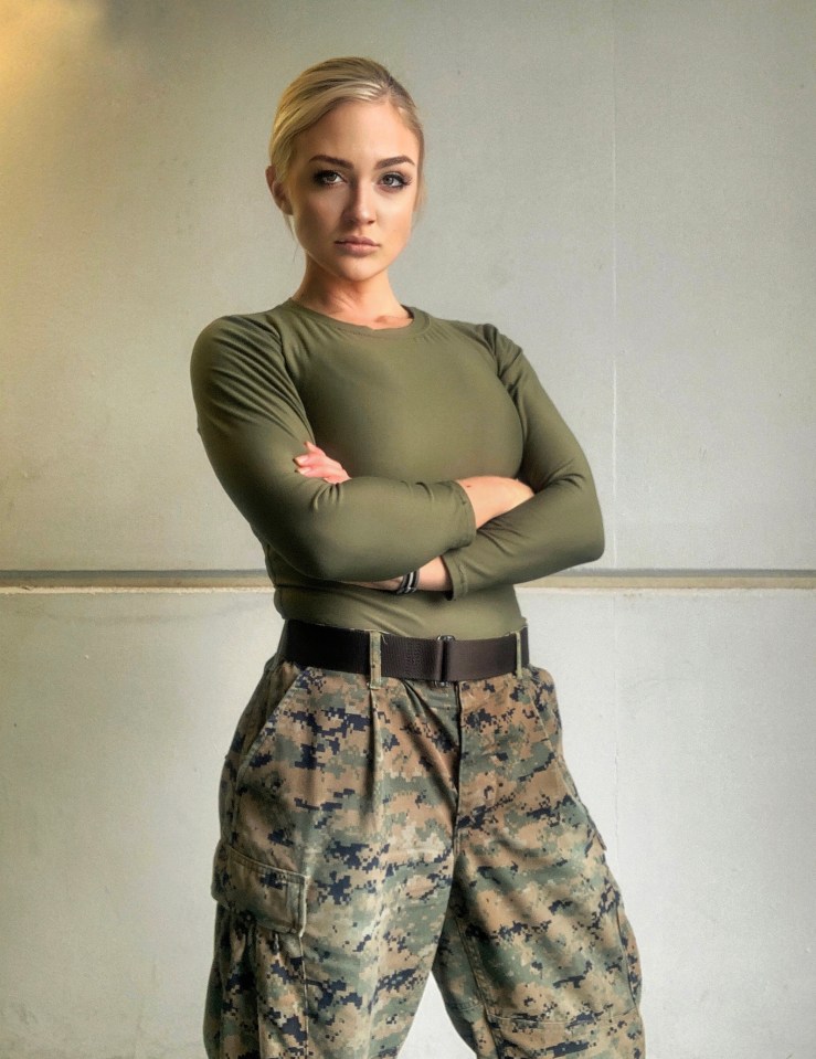 combat Barbie
