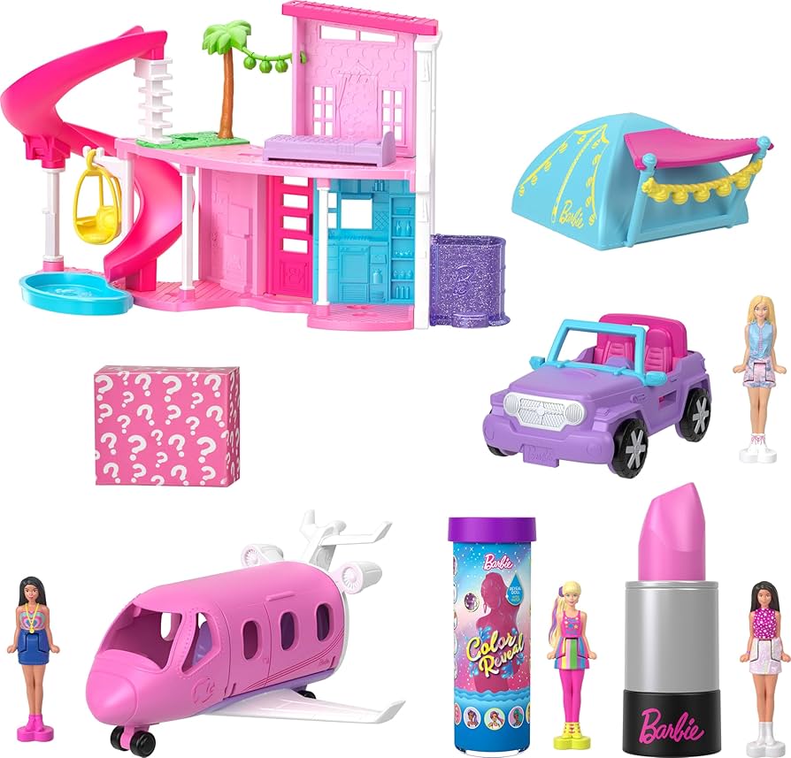 The to Barbie Doll House Sets, Jeep Models, and Height Comparisons