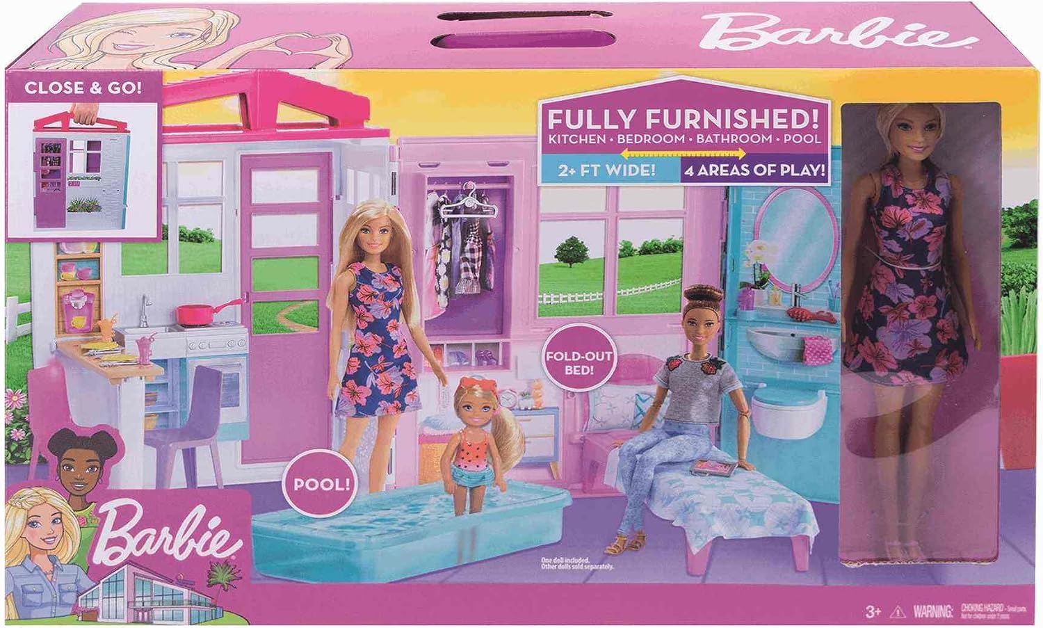 Barbie doll house assembly