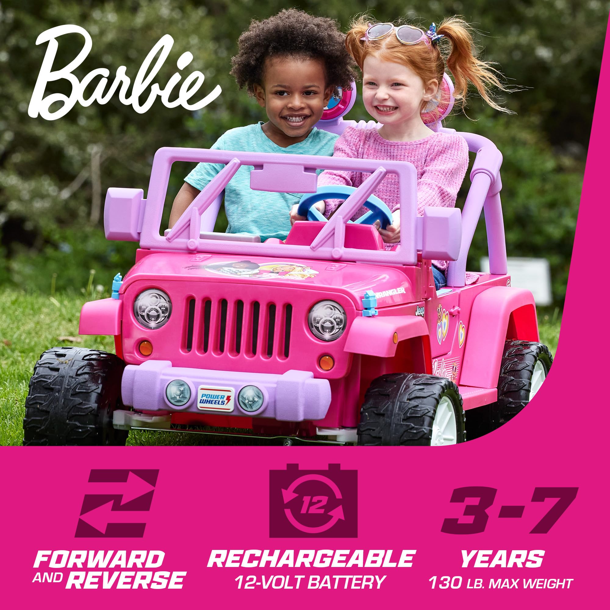 Barbie Jeep Commander Ride On