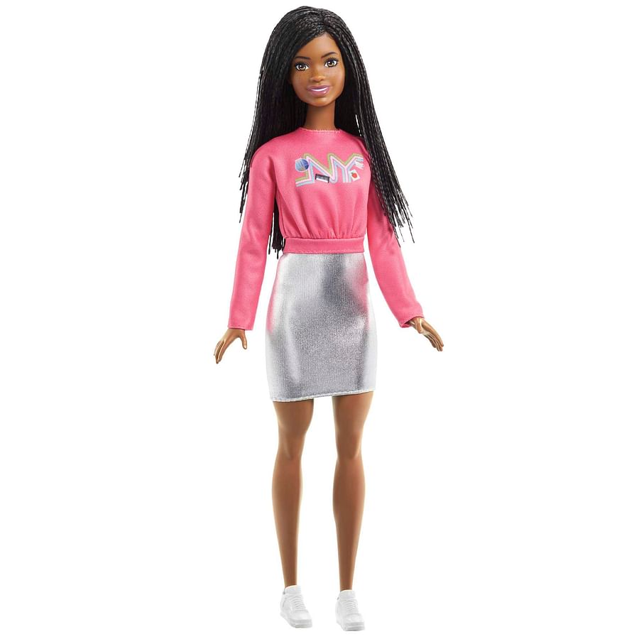 Barbie doll wearing trendy sneakers