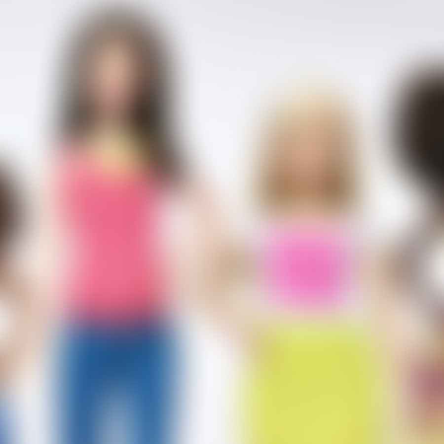 Diverse Barbie Fashionistas line showcasing different body types, skin tones, and hairstyles
