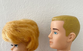 How can I remove mold from a Barbie doll?